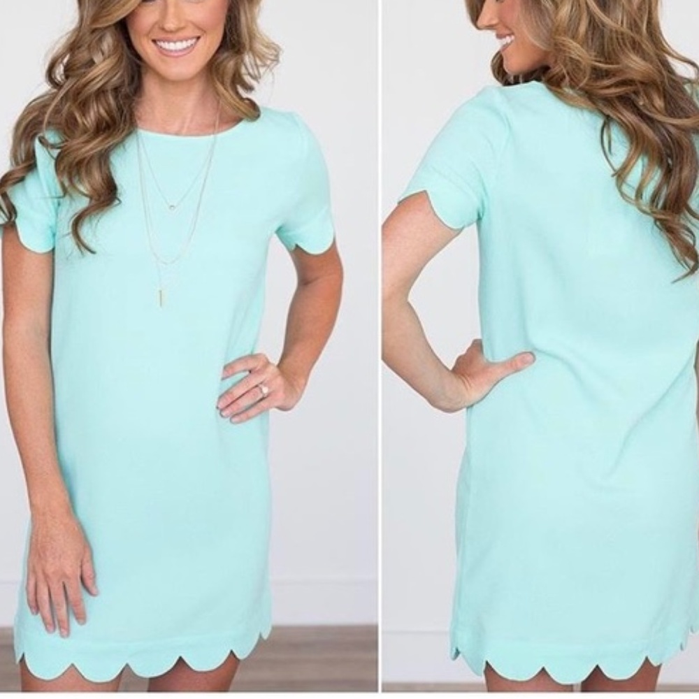 Scalloped Dress